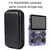 Imagem do Game Console saco de armazenamento para R35S, R36S, RG35XX, padrão de fibra de carbono
