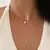 Conjunto de colar Cristal zircão coração estrela charme em camadas - comprar online