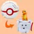 Pokemon elf bola pokeball anime figura desenhos animados - comprar online