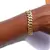 Imagem do 14mm gelado pino link cubana corrente pulseiras para homens