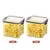 Conjuntos de cozinha empilháveis selados, 460-1800ml, caixa de plástico na internet