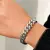 14mm gelado pino link cubana corrente pulseiras para homens