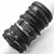 Pulseiras masculinas 10 pçs/set envoltório preto tecido