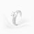 ZAHFIR Anel Oval Solitário Cravejado - comprar online