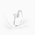ZAHFIR Anel Torcido Cravejado – Gota Ponto de Luz - comprar online