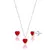 ZAHFIR Conjunto Ponto de Luz Coração – Vermelho - comprar online