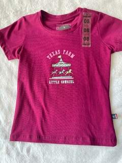 CAMISETA TEXAS FARM FEMININA INFANTIL