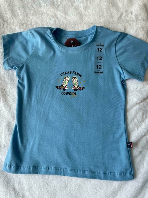 CAMISETA TEXAS FARM FEMININA INFANTIL