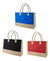 5 Pack Bolsa De Yute Torba Azul Con Fuelle Eco Friendly