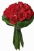 Buque rosas vermelhas
