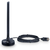 Antena Digital Hdtv Cabo Com 2,5 Metros Conector F Macho Vhf/uhf/fm/hdtv/4k Dtv-100p