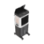 Climatizador de Ar Ventisol CLIN80PRO 80 Litros, 5 EM 1, Preto 220V - Laranza