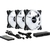 Kit Com 3 Coolers Aerocool Duo 12 Pro ARGB + Hub + Controle - Laranza