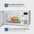 Imagem do Micro-ondas Mondial 34L, 1.400W- MO-02-34-W, Branco 127V