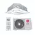 Ar Condicionado LG Cassete Tropical Inverter 24.000 BTUs Quente e Frio, ATUW24GPLP1, Branco 220V