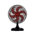 Ventilador Osc Mesa Turbo 6 50cm 6 Pás - 220v - Preto/vermelho