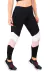 Calça Com Detalhes Chocolate e Branco Legging Fitness Preto | REF: LC47 - Medeiros Moda Fitness