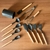 JOGO DE UTENSÍLIOS DE SILICONE COM CABO DE MADEIRA 12 PÇS - comprar online
