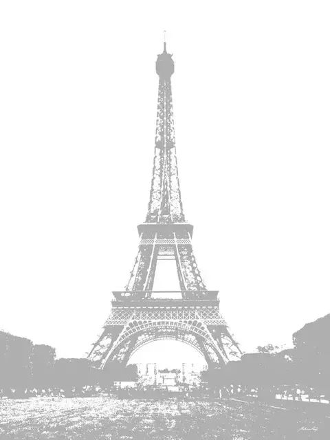 FILETE 36X47,5 - MAGNÍFICA TORRE EIFFEL CINZA - comprar online