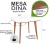 Mesa de Madeira Quadrada Especial 90cm Branca - Dina - Pizarro Store | Móveis de Alta Qualidade para Residências, Bares, Restaurantes, Hotéis, Shoppings e similares.
