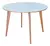 Mesa de Madeira Redonda 120cm Branca - Dina - comprar online