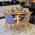 Mesa de Madeira Redonda 120cm Freijó- Dina - Pizarro Store | Móveis de Alta Qualidade para Residências, Bares, Restaurantes, Hotéis, Shoppings e similares.