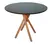 Mesa de Jantar Redonda de Madeira de 100cm Preto - June - comprar online