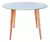 Mesa de Madeira Redonda 120cm Branca - Dina na internet