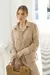 Camisa Flora Warm Taupe