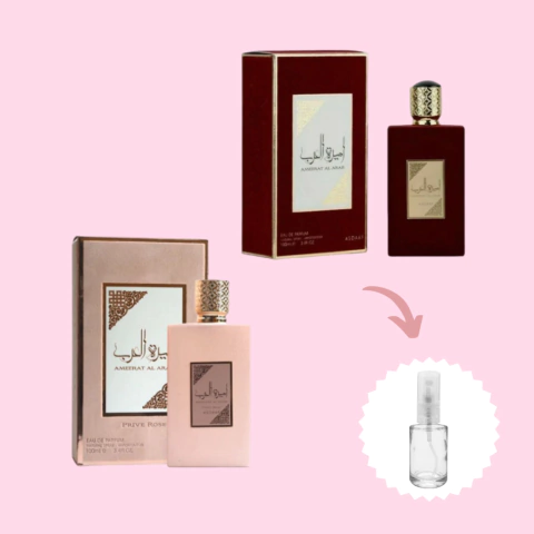 Combo Princesa da arábia - 2 decants 5ml