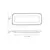 Fuente rectangular plain negro en internet