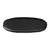 Bandeja ovalada orgánica plain negro 36 cm