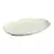 Bandeja circular linhas orgánica plain blanco