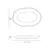 Bandeja circular linhas orgánica plain blanco - terra cotta home