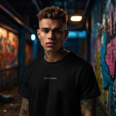 Imagem do Camiseta CALMA, CARAIO - Coleção Statements