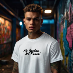 Camiseta No Justice, No Peace - kzq