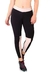 Calça Faixa Chocolate Cintura e Perna Legging Fitness Preto | REF: LC53 - SPORTQUEEN