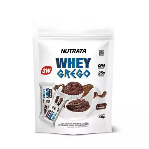 Refil Whey Grego 3W 900g Nutrata