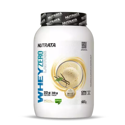 Whey Zero Lactose Nutrata 900g - comprar online