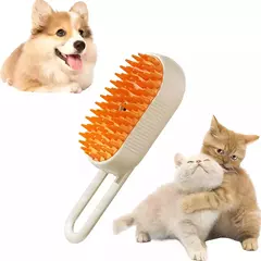 Cepillo y Masajeador de Vapor Perros y Gatos