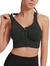 Top preto com zíper frontal - comprar online
