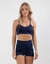 Conjunto poliester azul marinho - comprar online