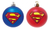 Bola Natal Superman Premium 8cm Com 4 Unidades Cromus