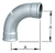 CURVA FERRO GALV.FEMEA F 2” Tupy - comprar online