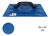 Desempenadeira Pvc Azul Corrugada 22 X 34cm Galo 822/00