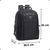 Mochila Para Viagem Preta Alça Cabo De Aço Reforçada Premium - comprar online