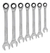 Jogo Chave Combinada Catraca 8 À 19 Mm Kit 7 Peças Corneta