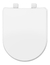 Tampa De Vaso Com Amortecedor Luna Speciale Branco Icasa - comprar online