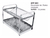 Escorredor Inox Montado Dinox 16 Pratos Epp001