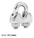 Kit 50grampos Clips Cabo Aço 3mm=1/8 Leve Din 741